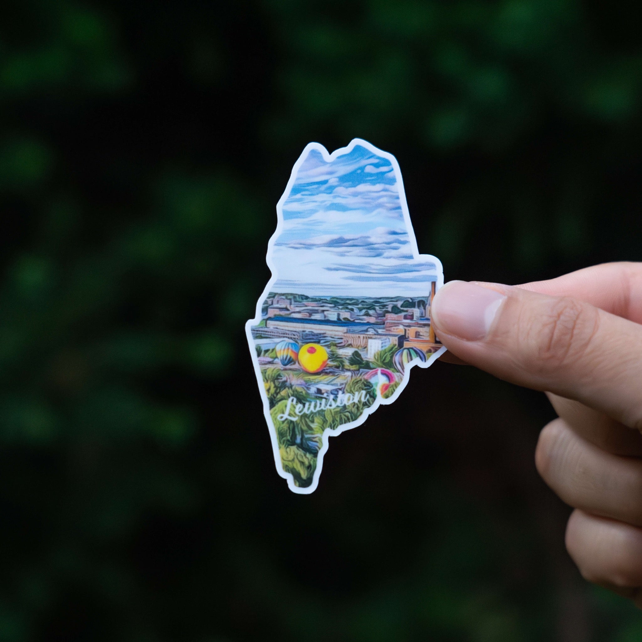 Lewiston, ME Sticker