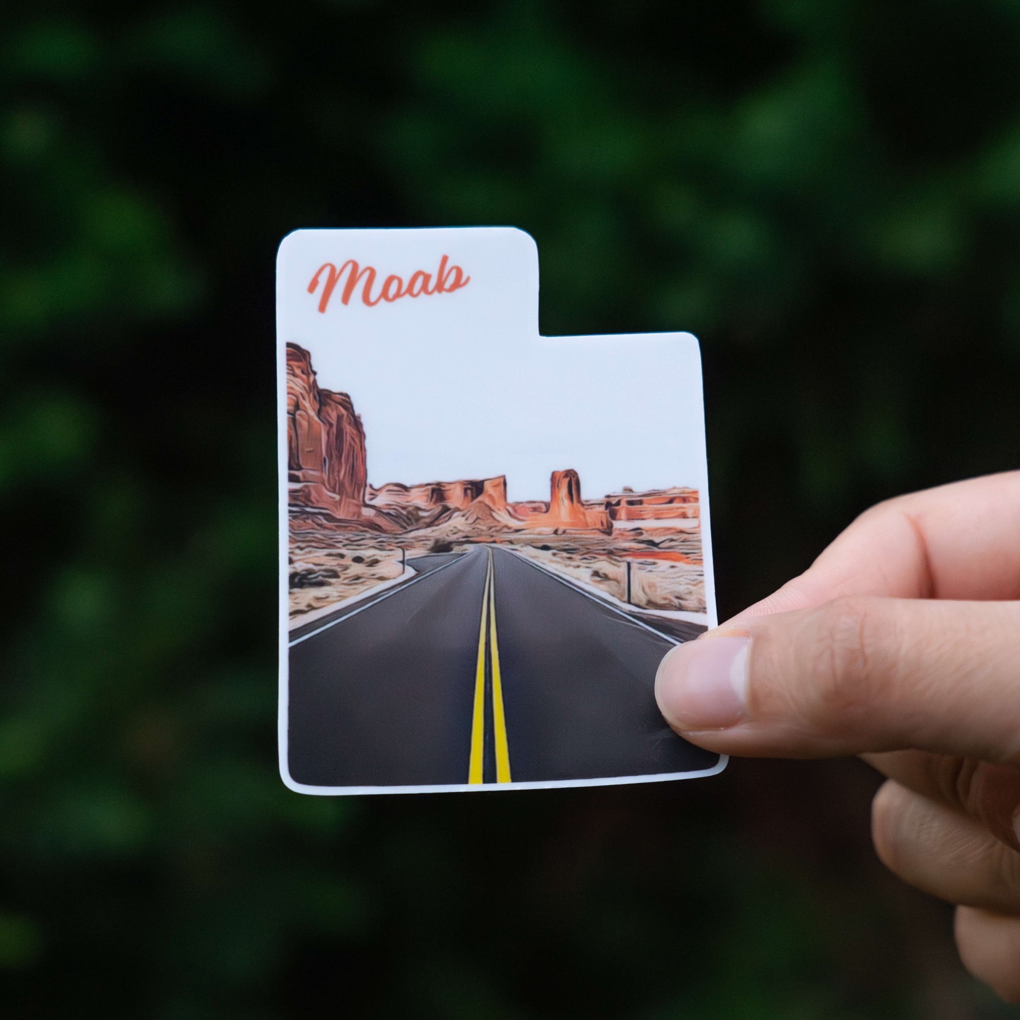 Moab, UT Sticker