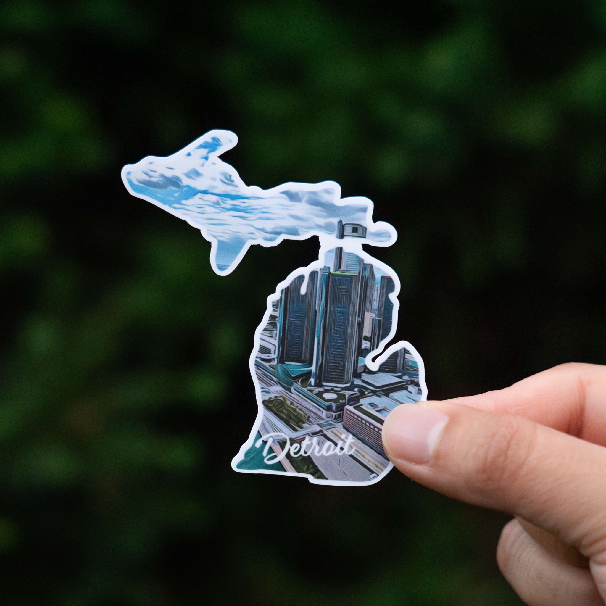 Detroit, MI Sticker