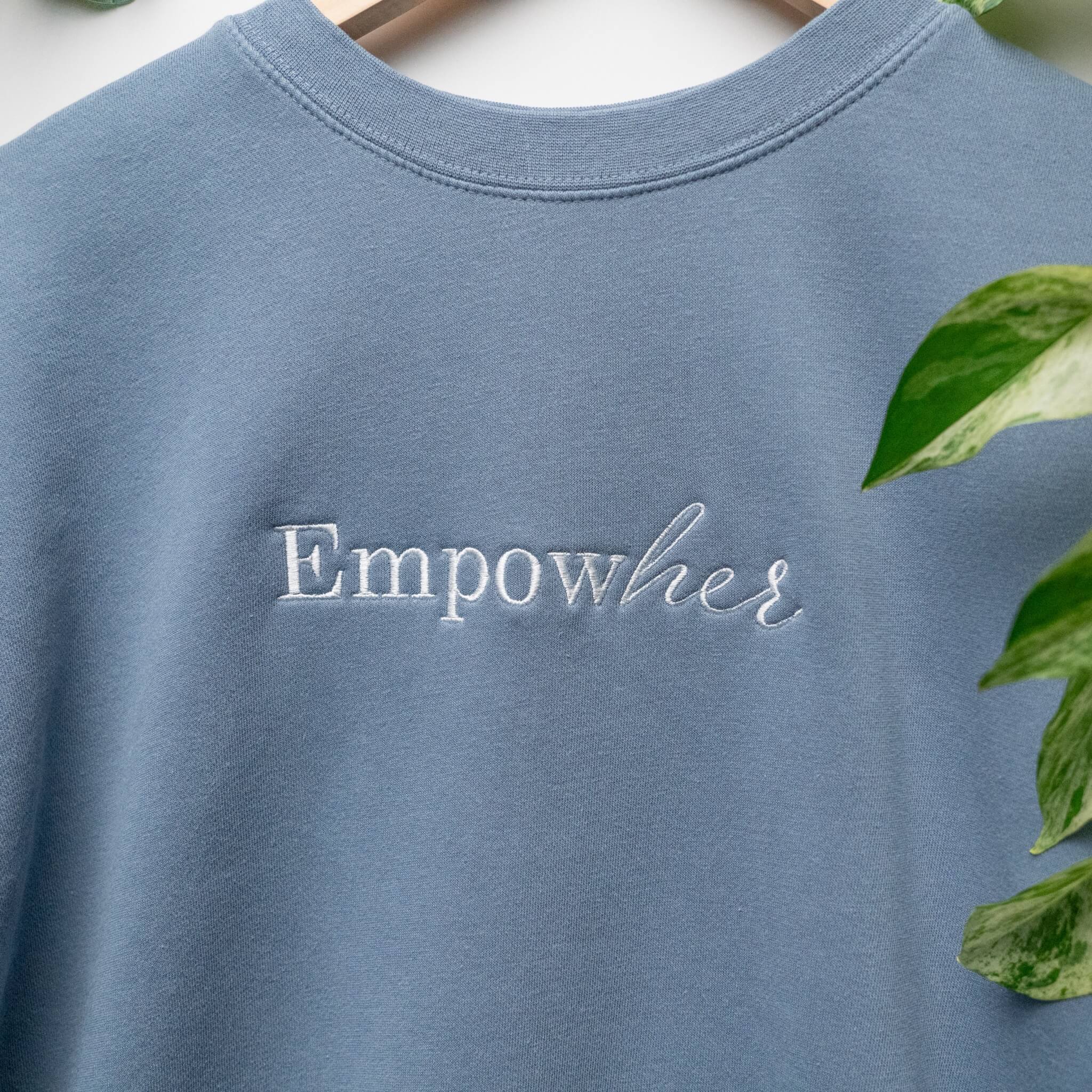 Empowher Embroidered Crewneck