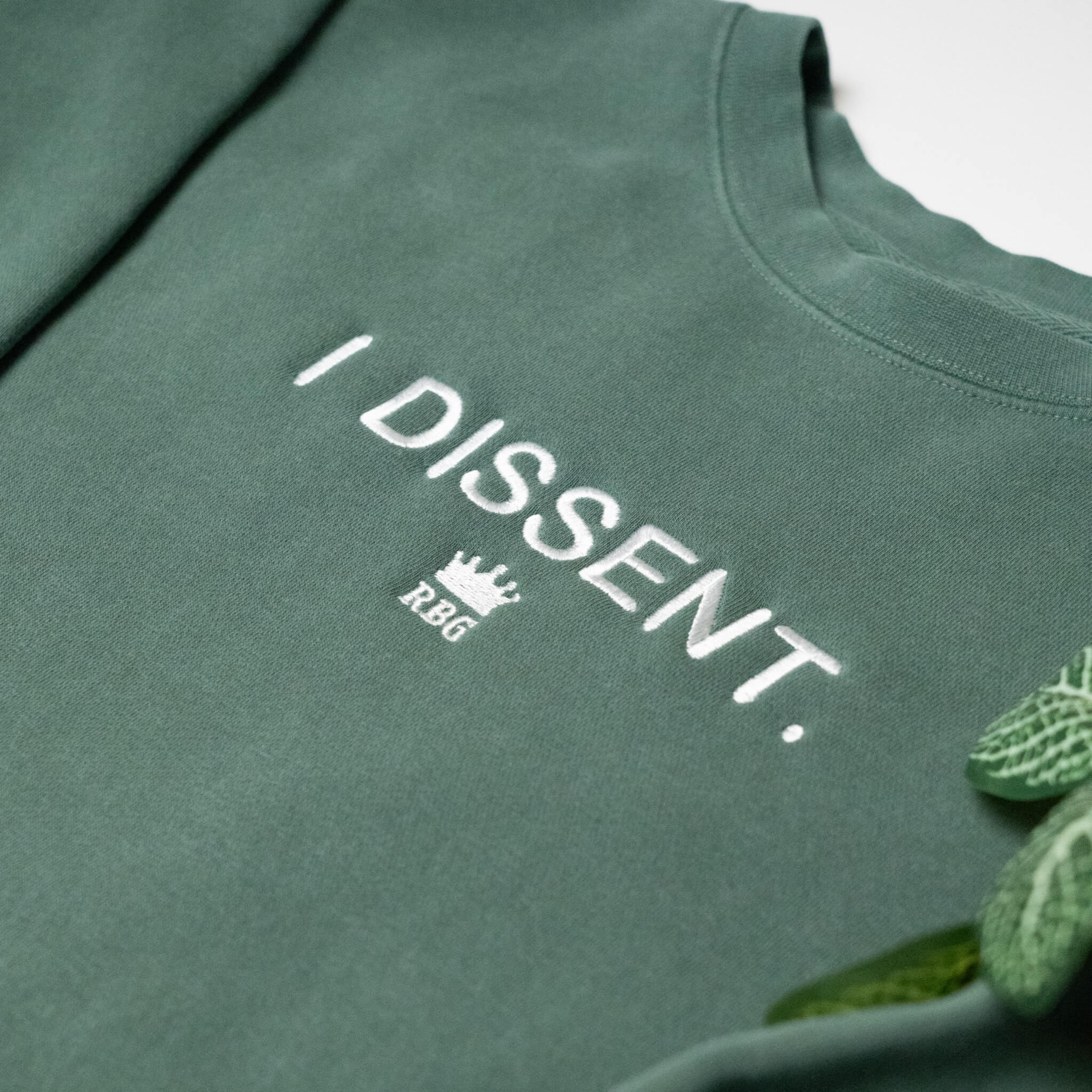 I Dissent Embroidered Crewneck