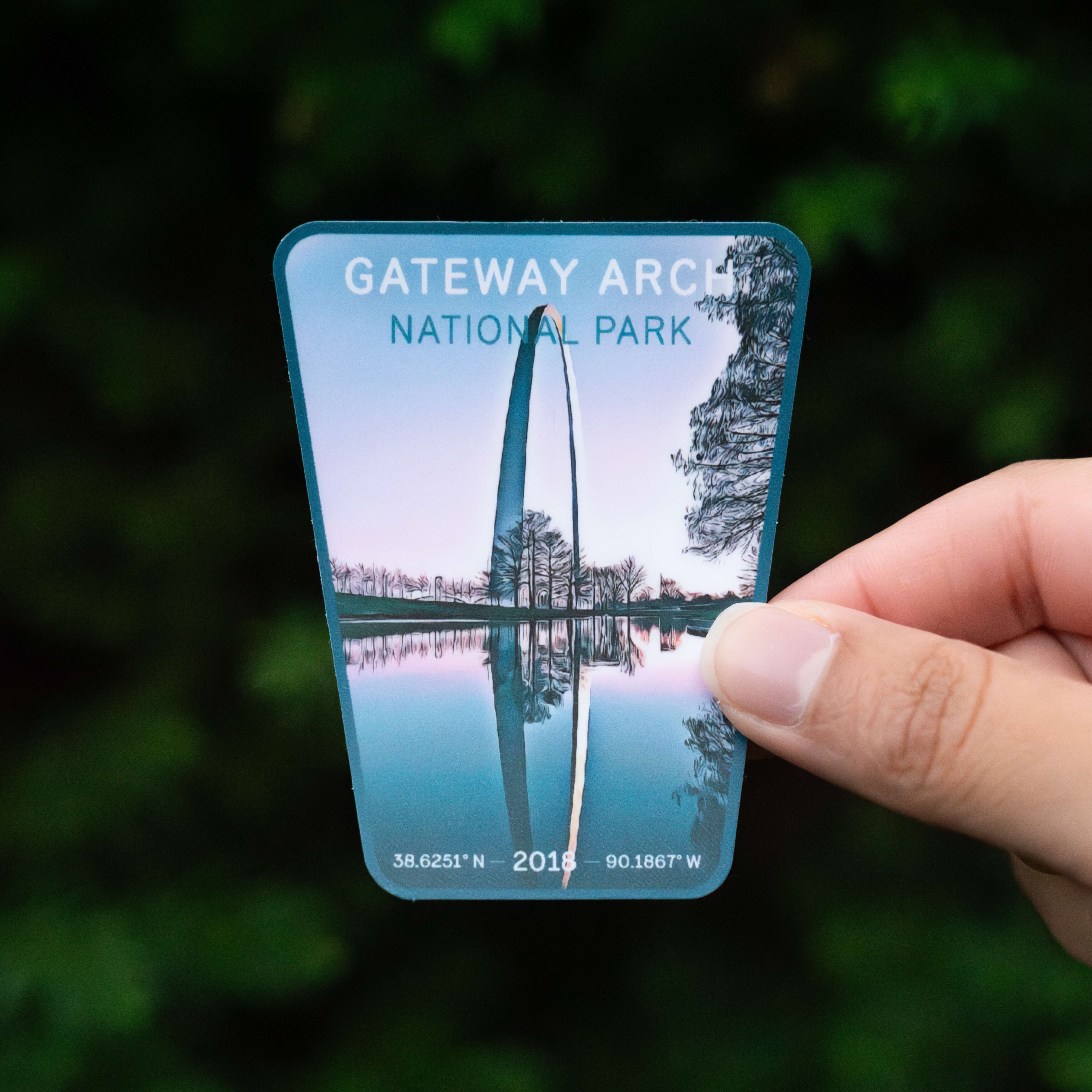 Gateway Arch National Park Sticker