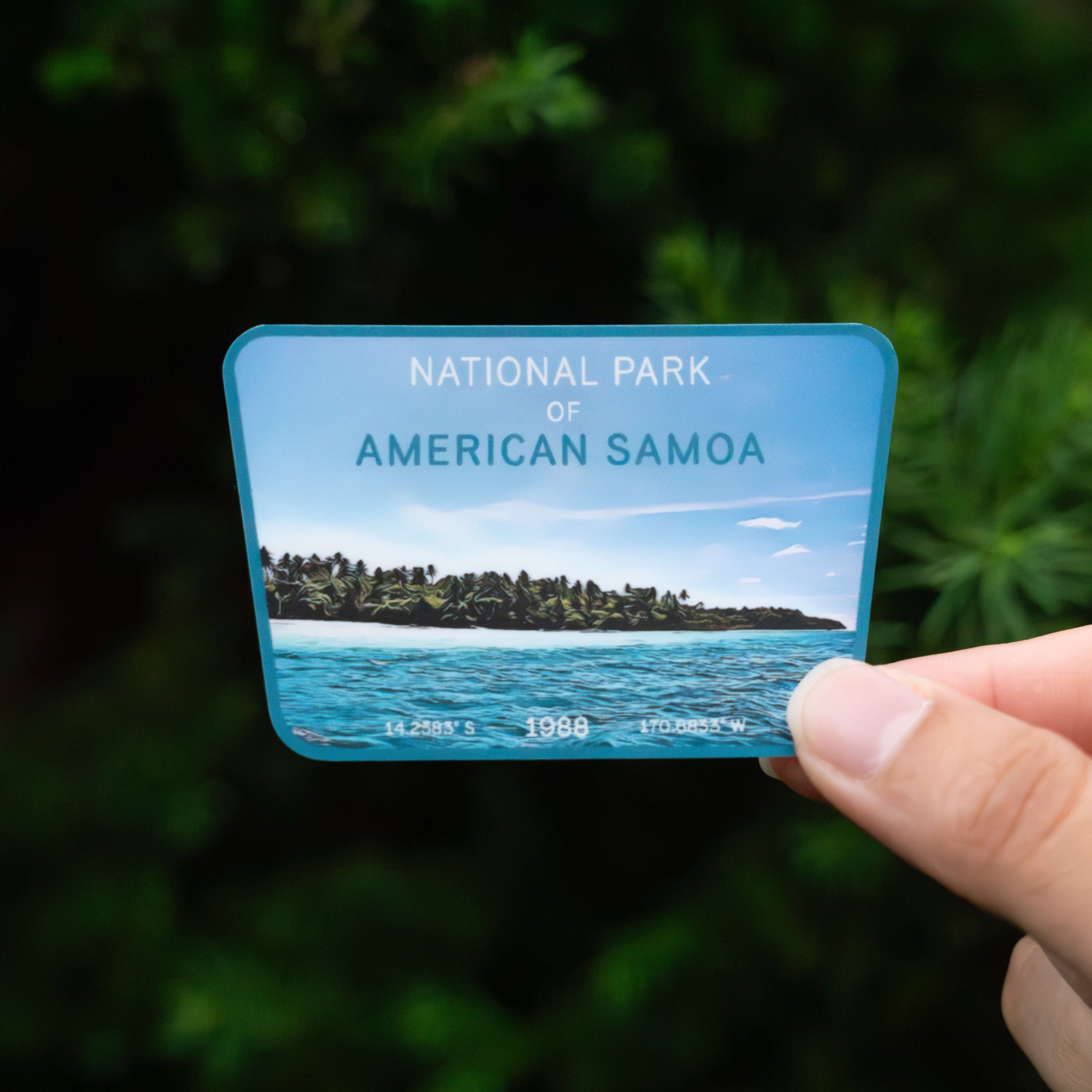 American Samoa National Park Sticker