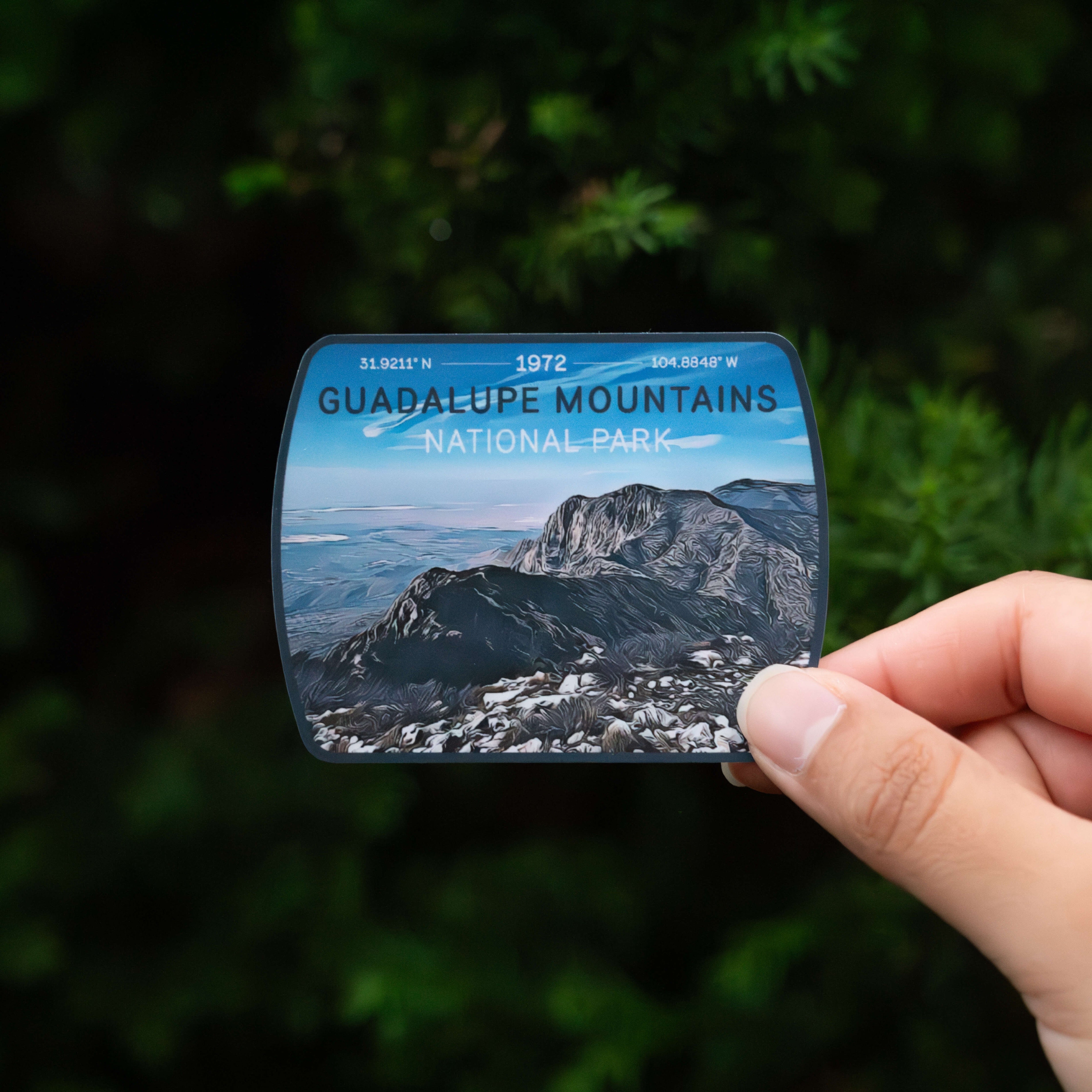 Guadalupe Mountains National Park Sticker