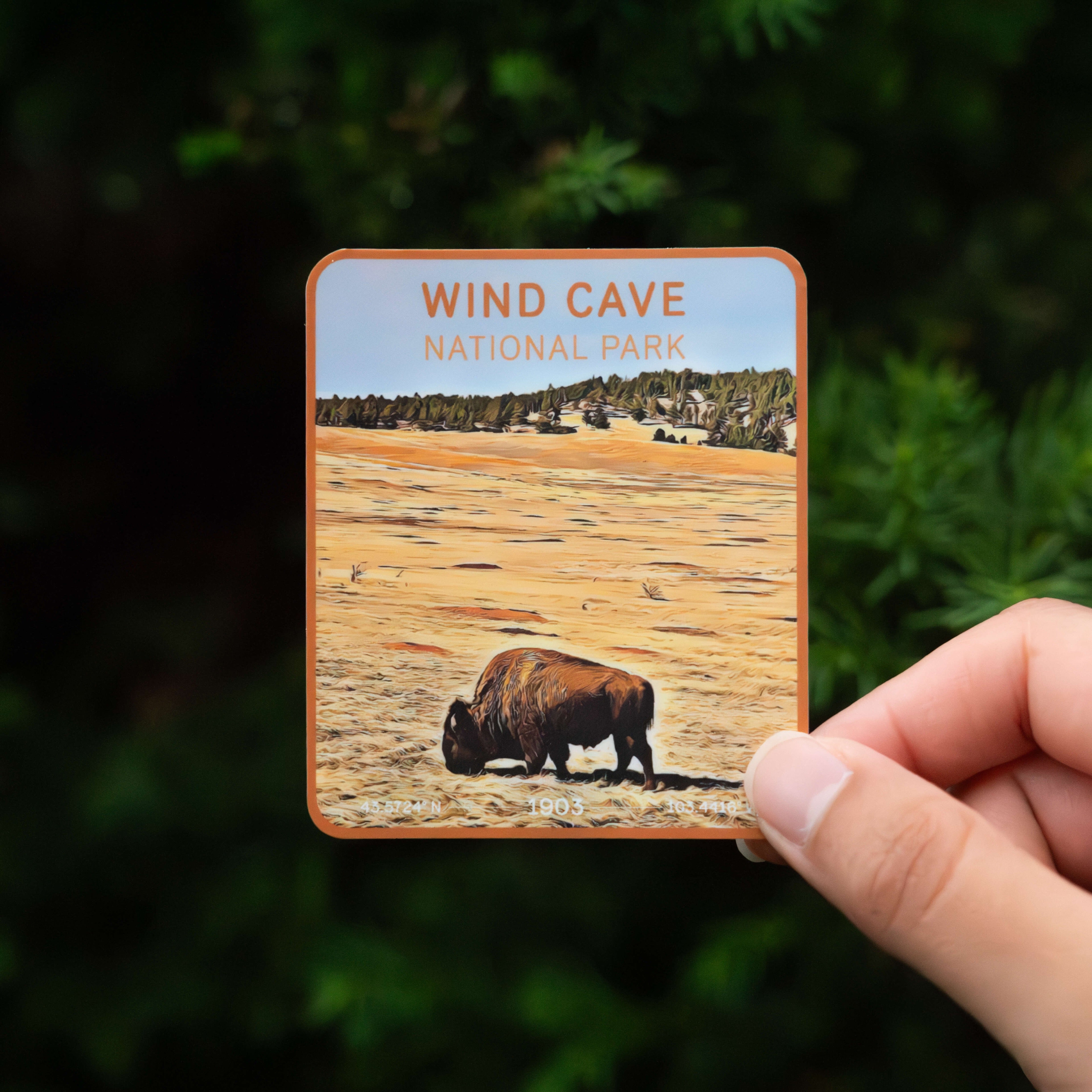 Wind Cave National Park Sticker