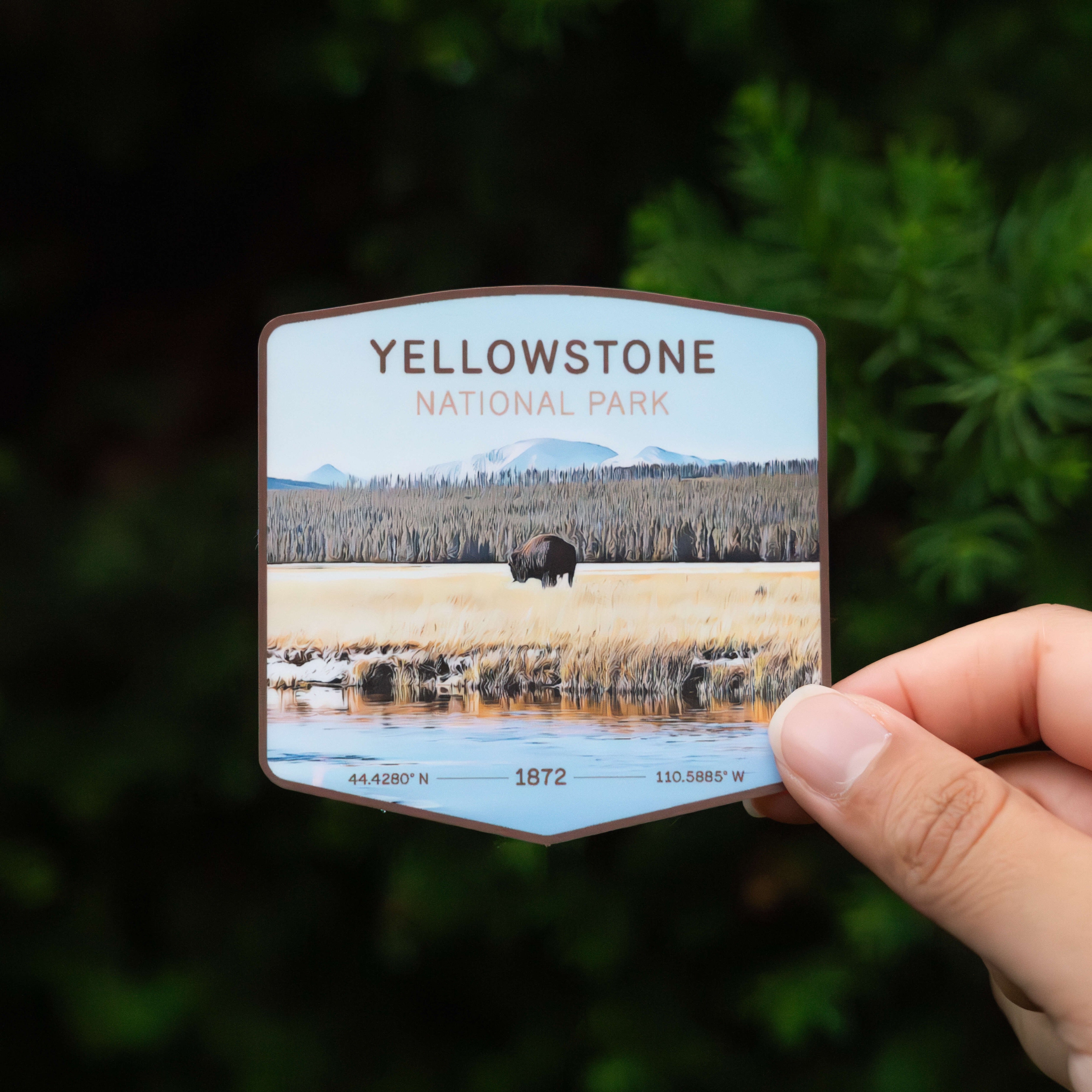 Yellowstone National Park Sticker