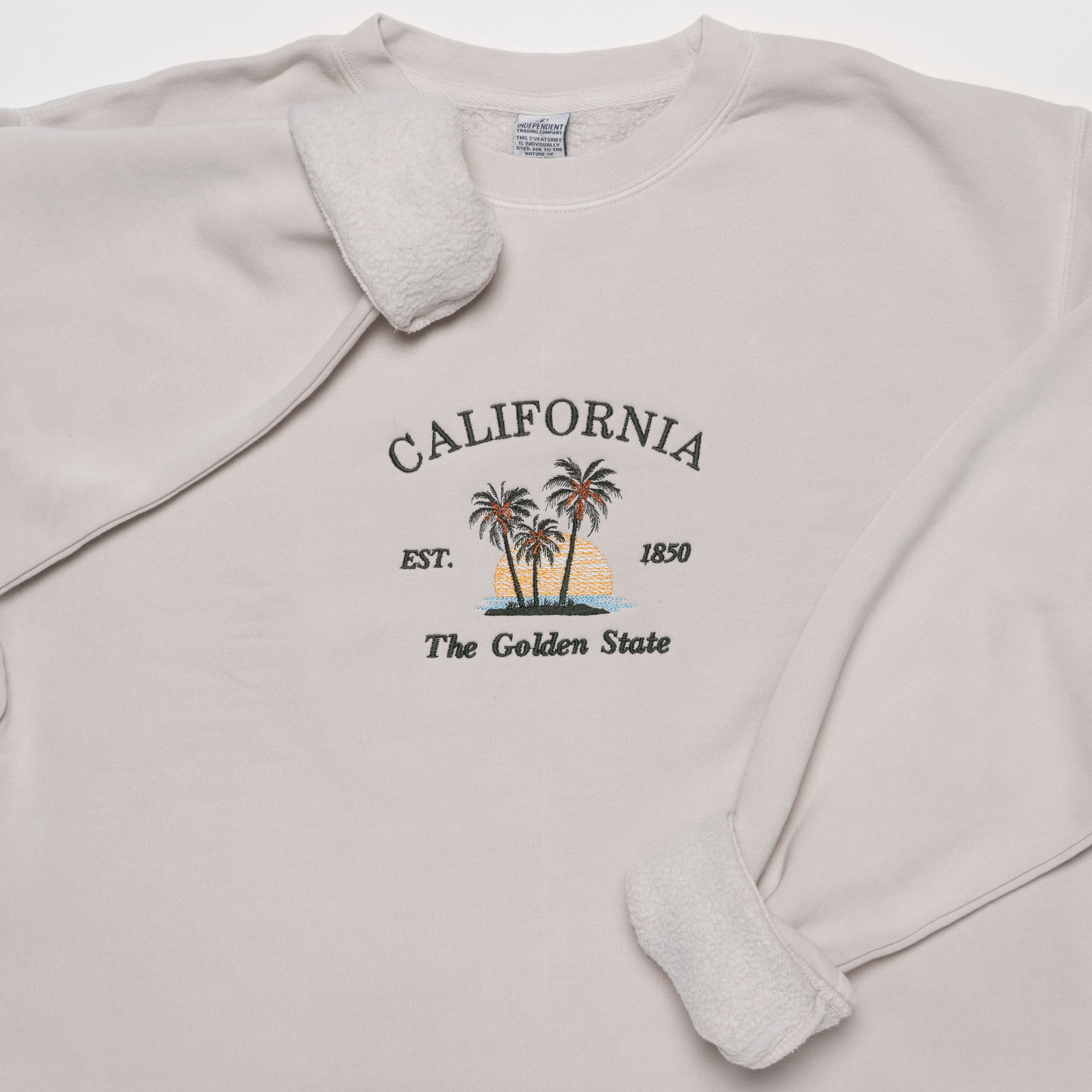 California Embroidered Crewneck