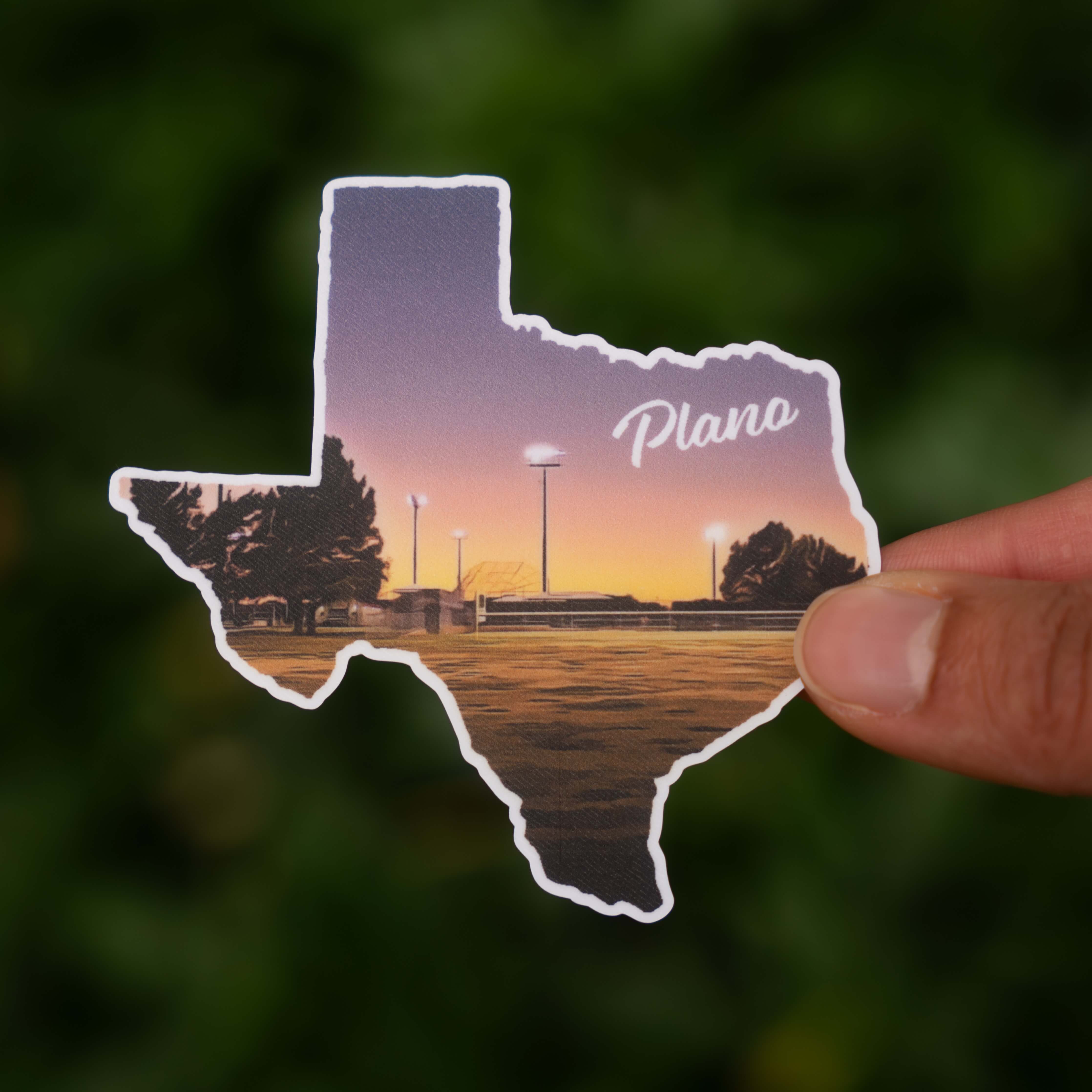 Plano, TX Sticker