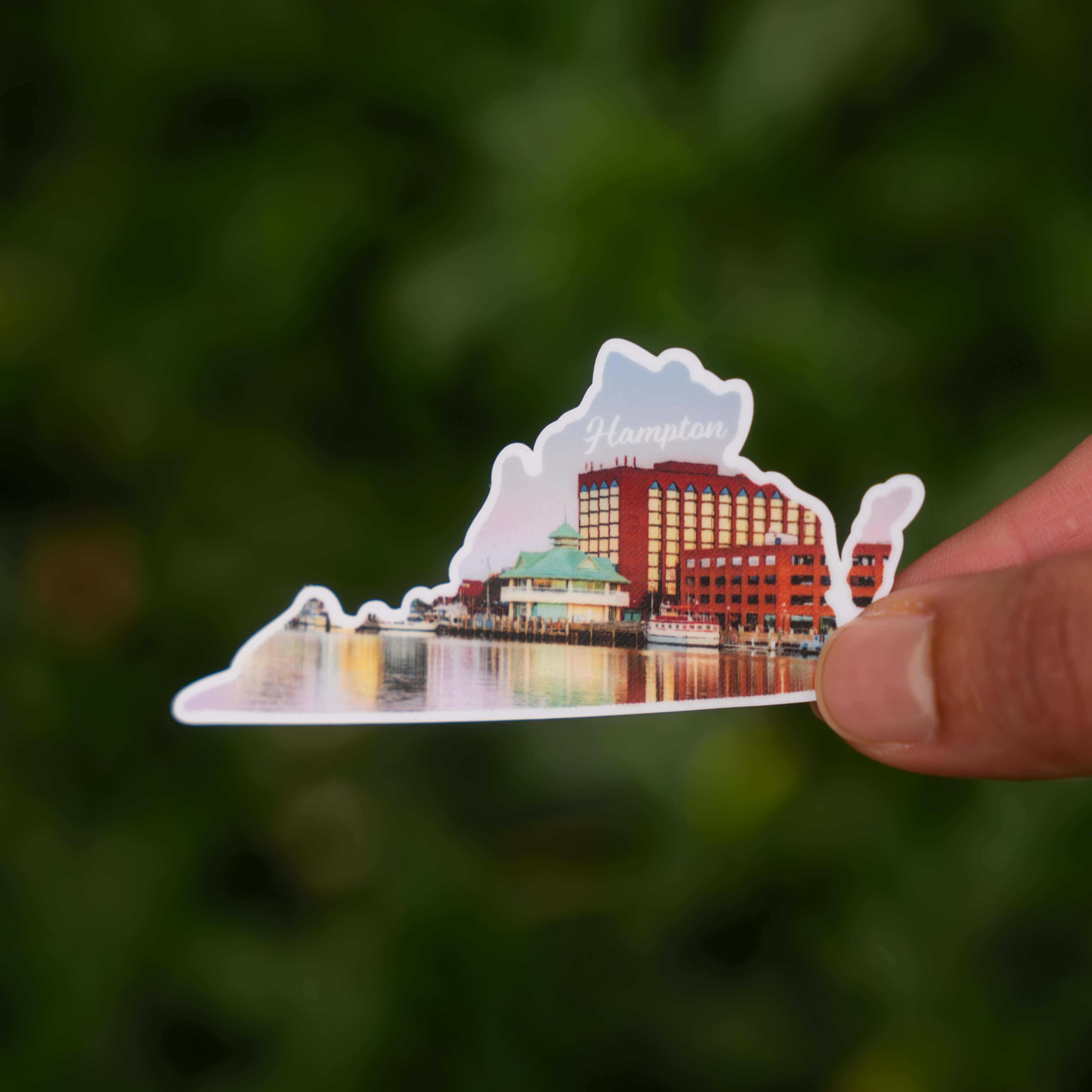 Hampton, VA Sticker