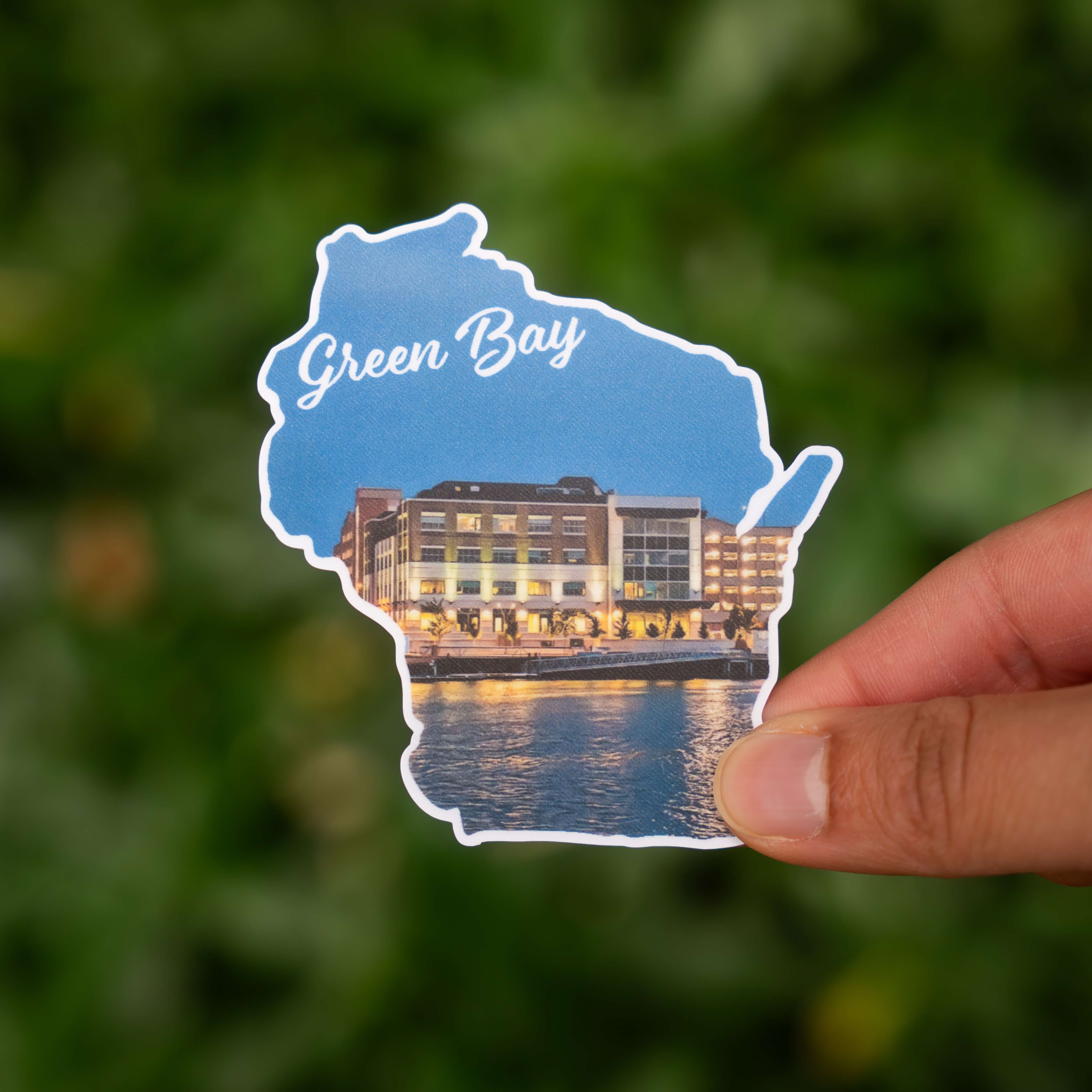 Green Bay, WI Sticker