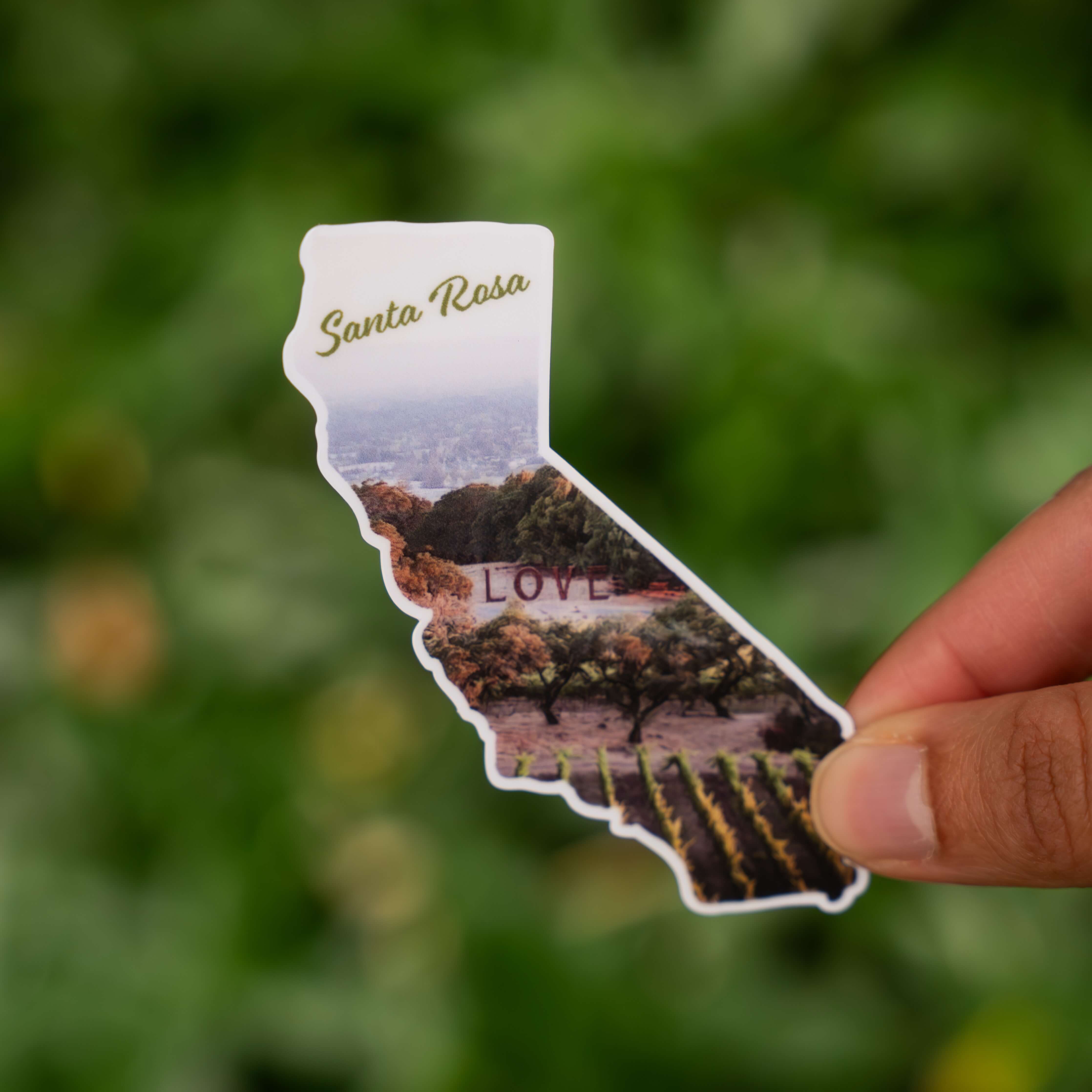Santa Rosa, CA Sticker