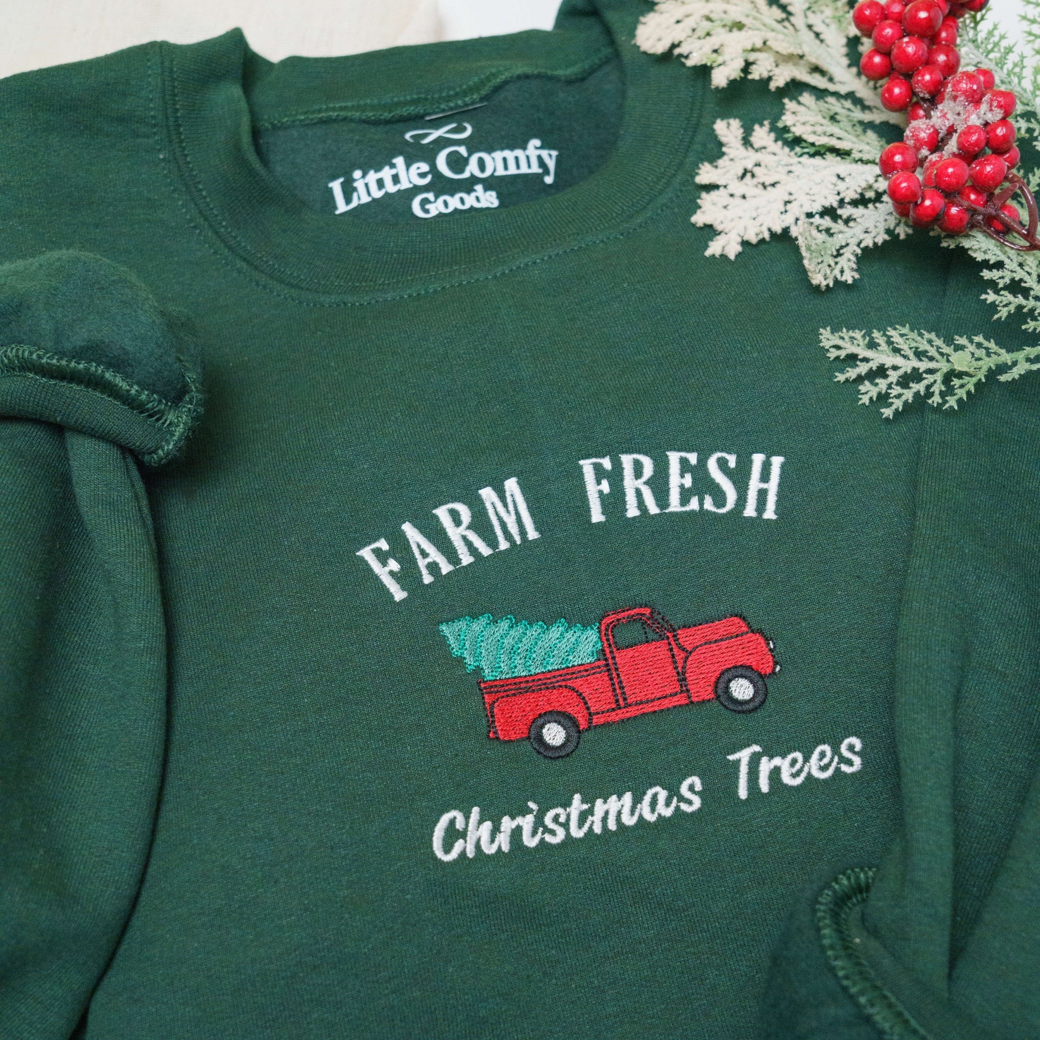 Farm Fresh Embroidered Crewneck