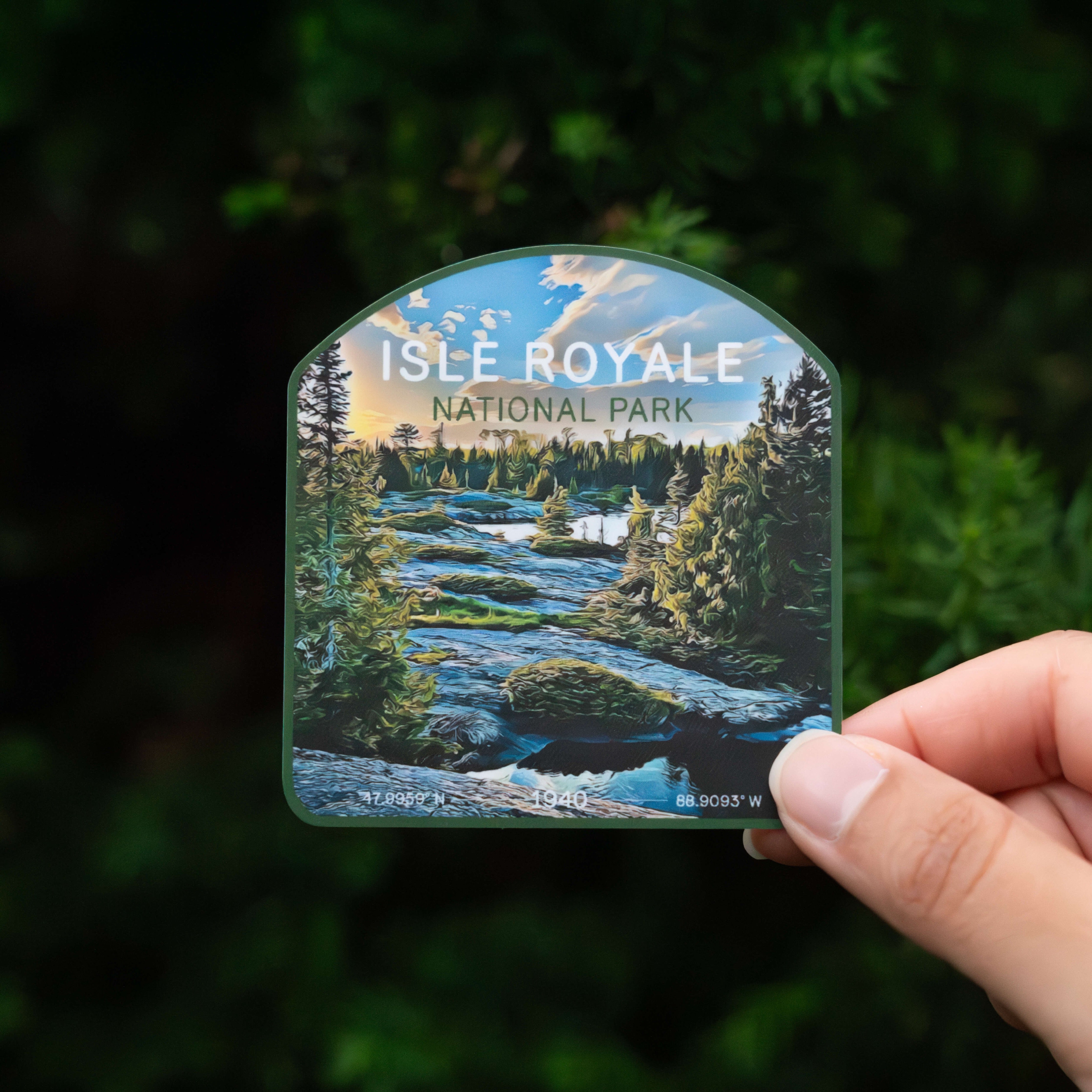 Isle Royale National Park Sticker