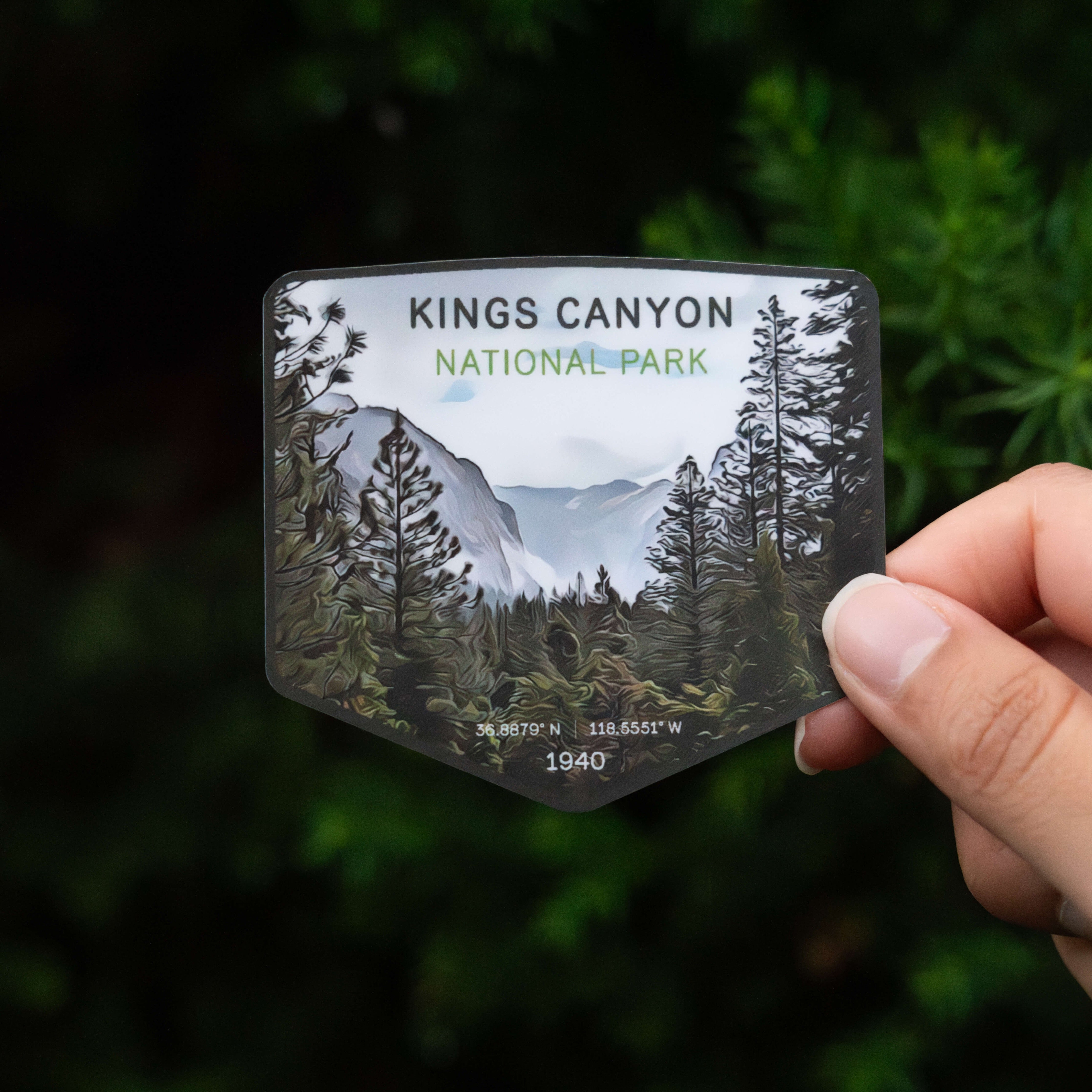 Kings Canyon National Park Sticker