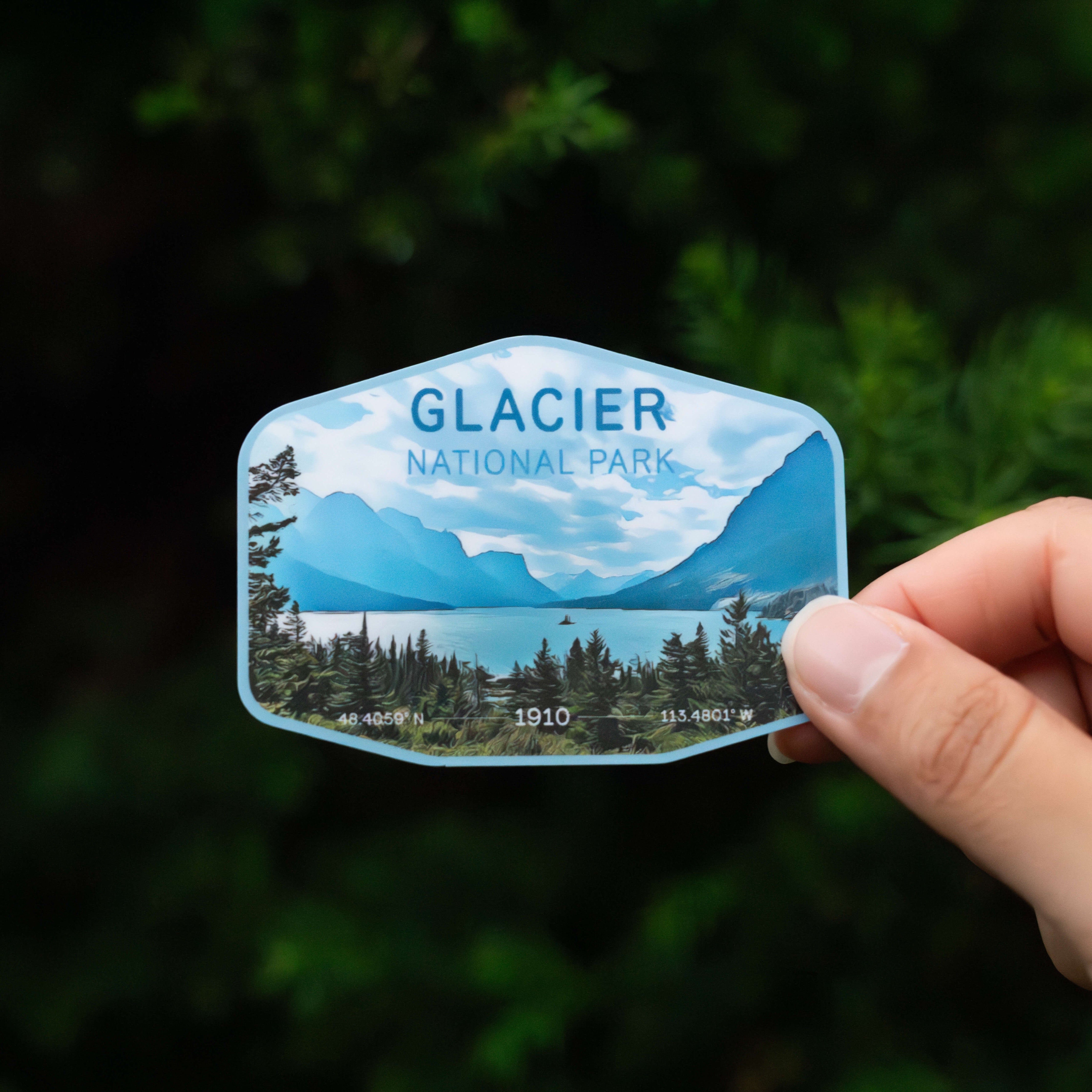 Glacier National Park Sticker