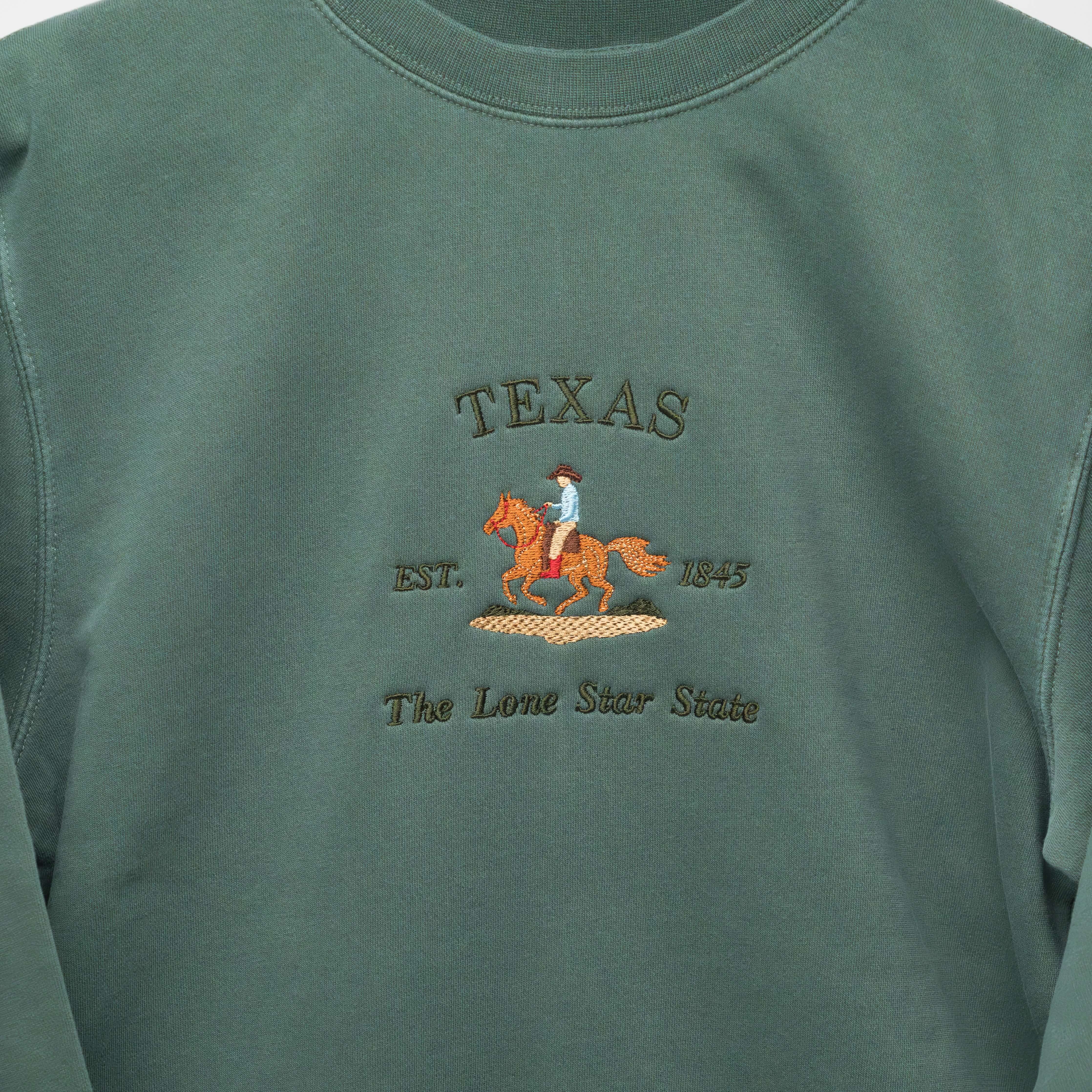 Texas Embroidered Crewneck