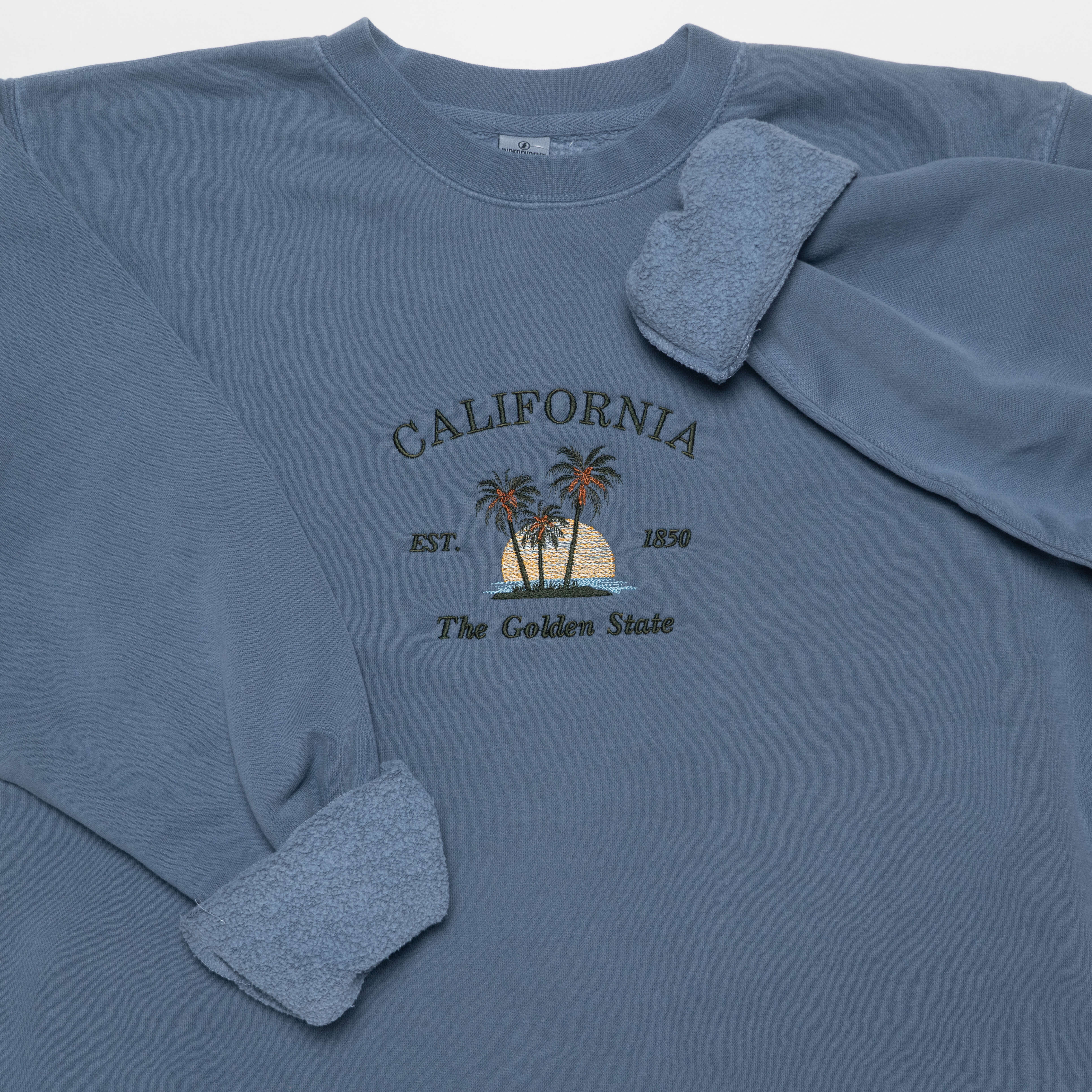 California Embroidered Crewneck