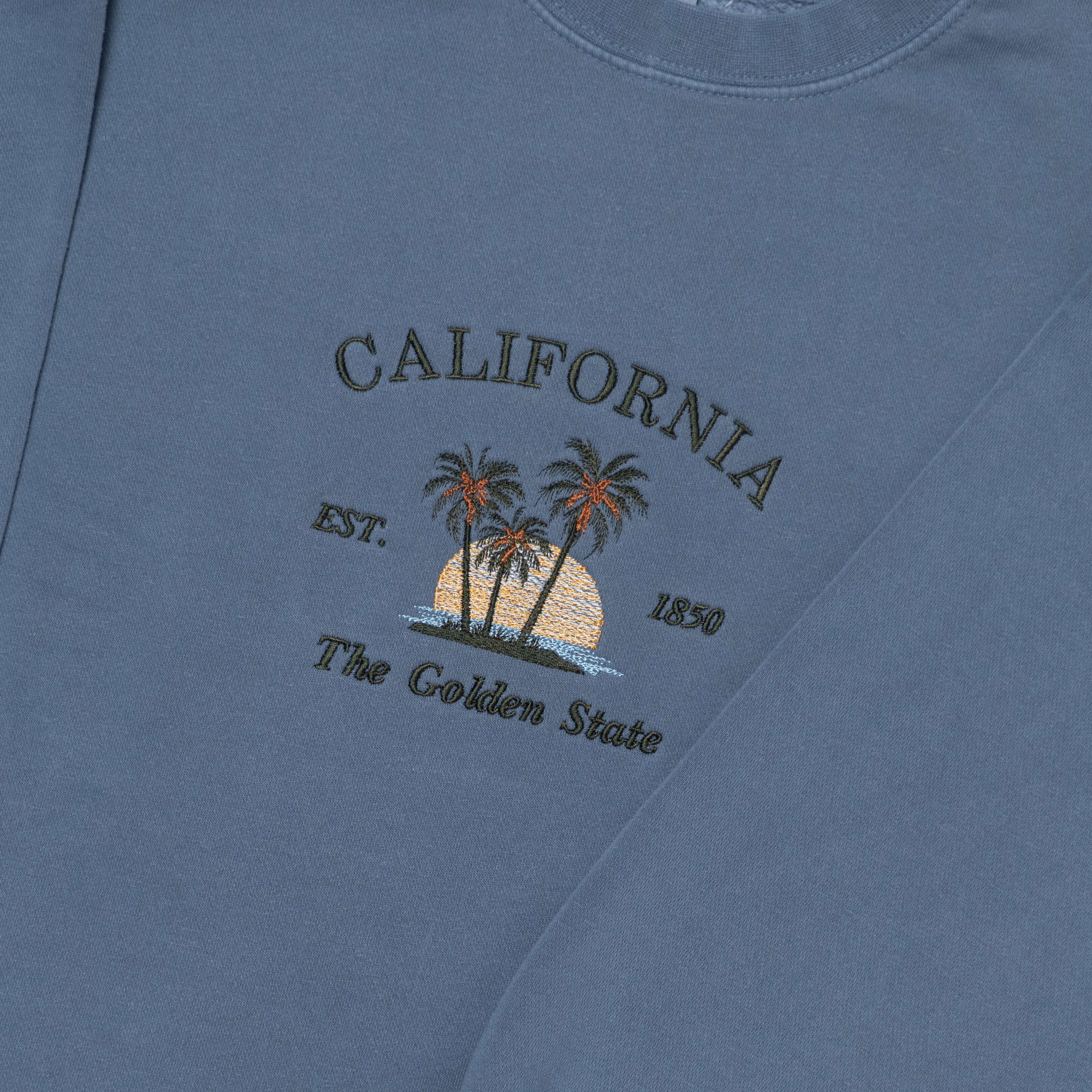 California Embroidered Crewneck