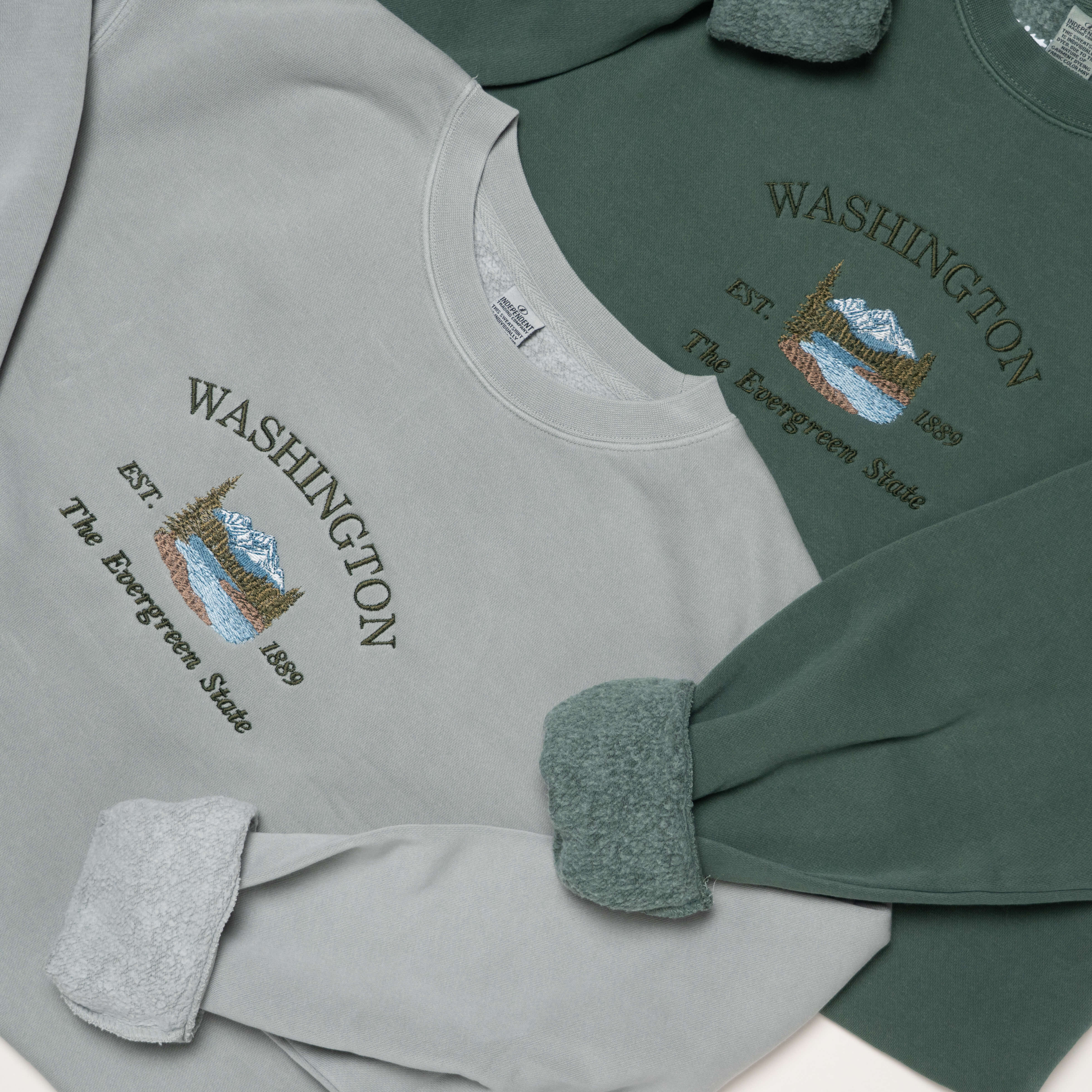 Washington Embroidered Crewneck