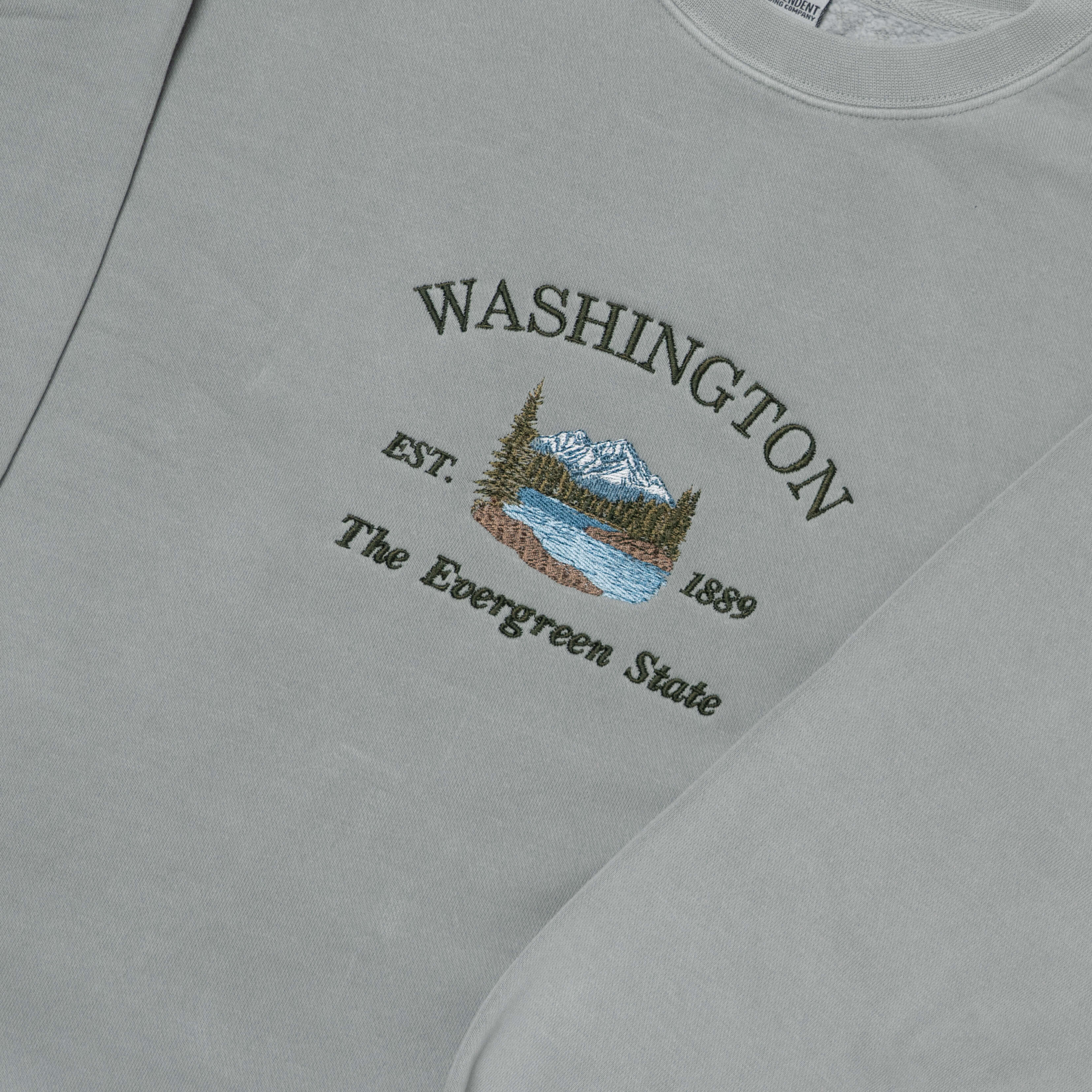 Washington Embroidered Crewneck