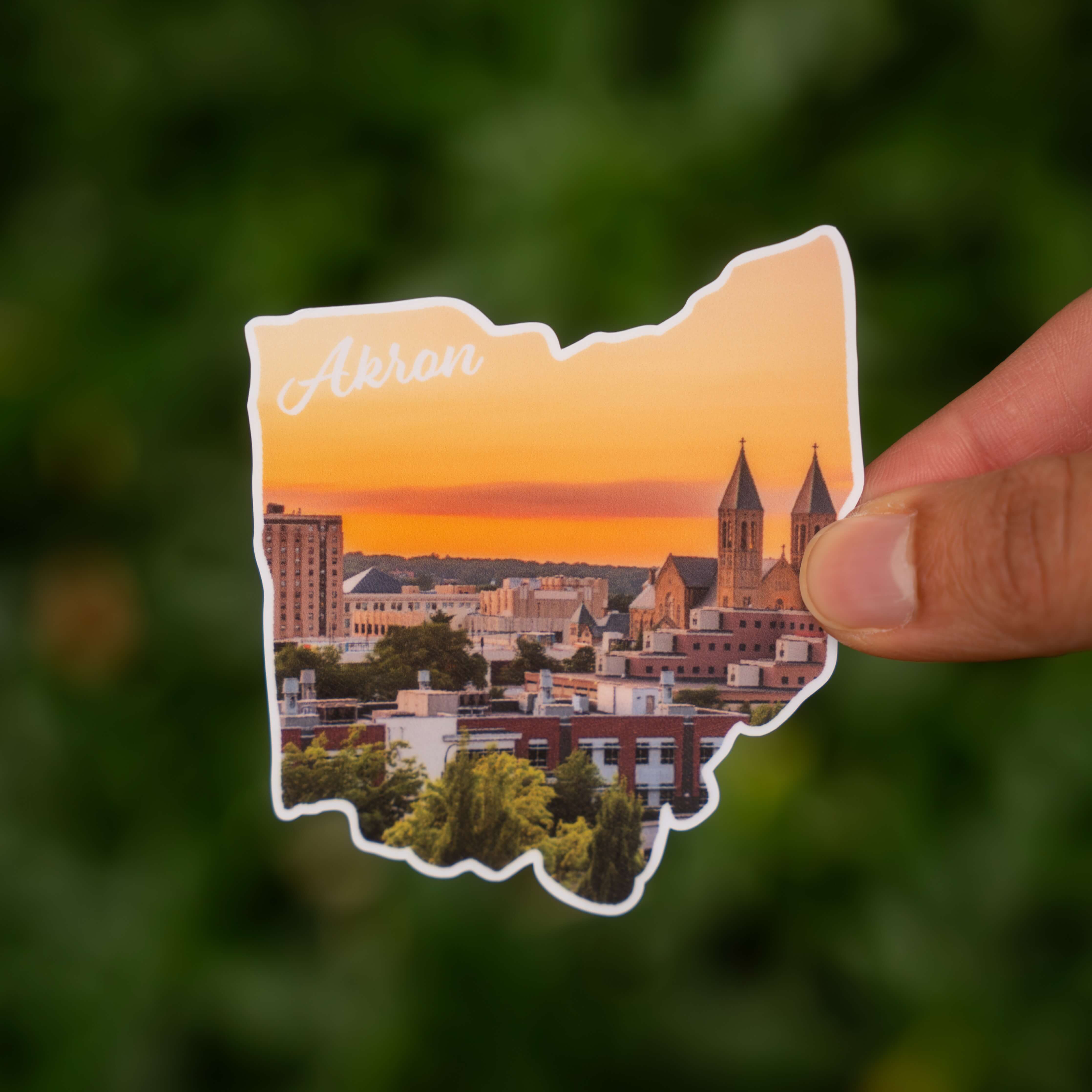 Akron, OH Sticker